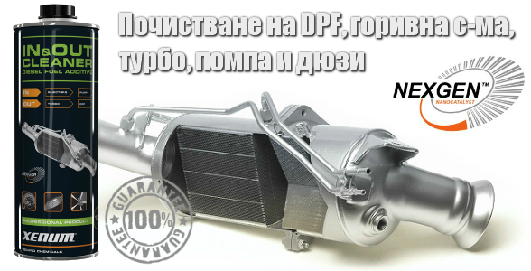 Почистване на DPF, почистване на турбо, почистване на горивна система, почистване на помпа и дюзи Почистване на DPF, турбо, горивна система, помпа и дюзи